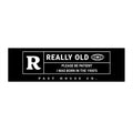 Rated R Bumper Sticker